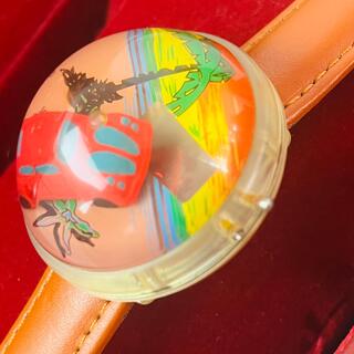 Vintage LCD bubblewatch – Malibu beach VW Kever thema