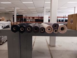 9x Rol robuuste canvas
