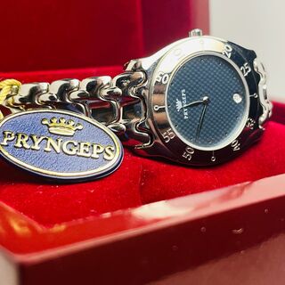 Herenhorloge - Pryngeps golfpatroon wijzerplaat