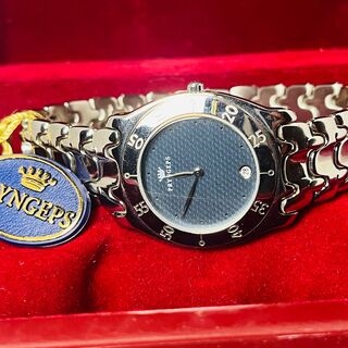Herenhorloge - Pryngeps golfpatroon wijzerplaat