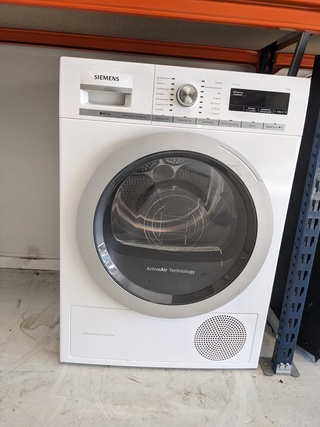 Warmtepomp Droger 9.0 KG   Siemens IQ700, WT44B562NL, Wit