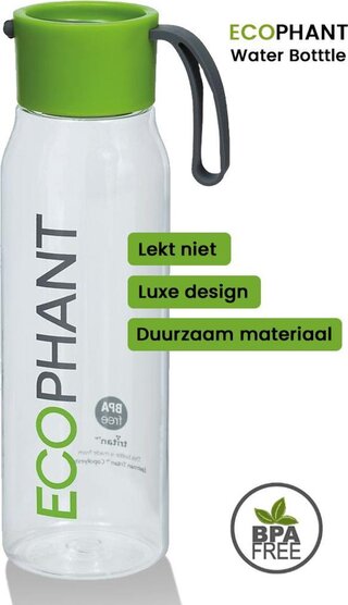 ca. 750x Waterfles 550 ml BPA-vrij  ECOPHANT