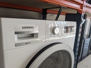 Warmtepomp Droger 9.0 KG   Siemens IQ700, WT44B562NL, Wit