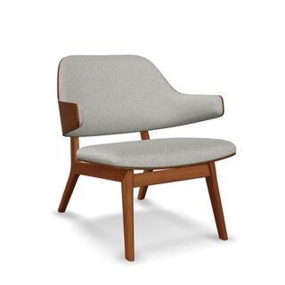 Mid Century Elbow Chair bruin/grijs