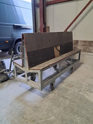 Tweezijdige platenwagen