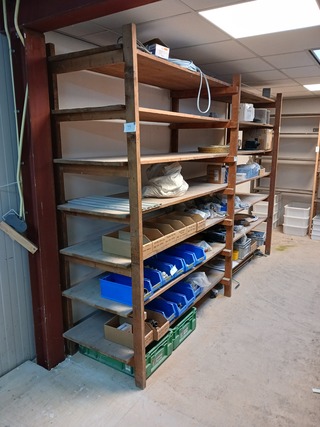Ca. 13m Divers houten stellingmateriaal