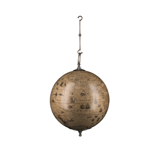 Hondius Hanging L brass/bruin