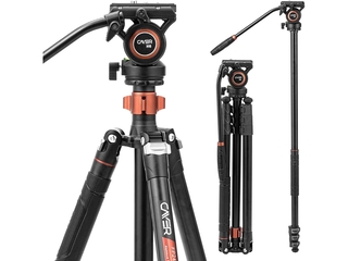 Cayer FP2450H4 Monopod Statief 75 Inch Aluminium Voor Canon, Nikon, So