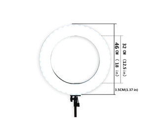 GSKAIWEN - 18 LED Ringlamp Set - 60W Dimbaar Studio- en Videolicht