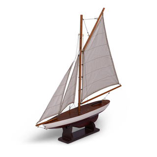 Mini Pond Yacht, Red wit/rood