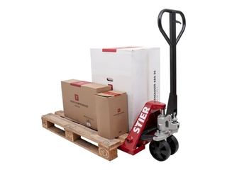 STIER – pallettruck laadvermogen – 2000kg – vorklengte 2000mm – nylon