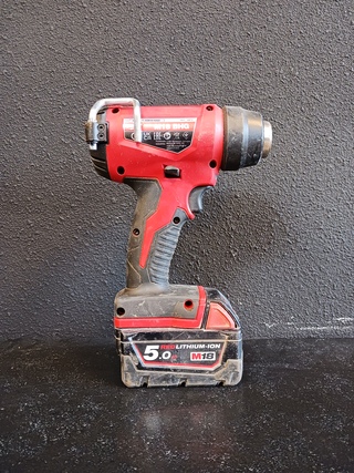 Accu verfbrander Milwaukee, M18 BHG, bouwjaar 2022