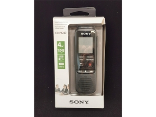 Sony ICD-PX240 digitale voicerecorder 4GB Donkergrijs