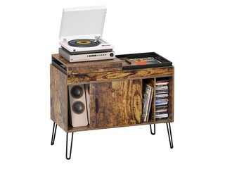 Ybaymy - Platenspeler - Draaitafel tot 200 albums - retro bijzettafel