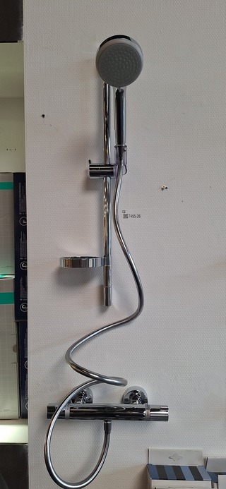Douchemengkraan incl. glijstang Hansgrohe, chroom