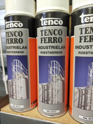 Ca. 30x Industrielak Tenco, ral 9010