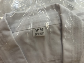 Ca. 14x Partij vechtsport kleding Top Sport, Budo, Wit