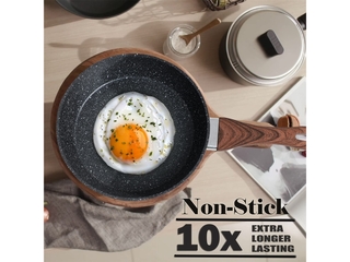 Kitchen Academy Pannenset Non Stick 15 stuks zwarte inductiekookpannen