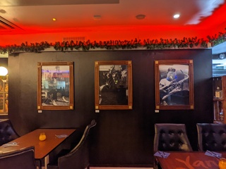 4x Afbeelding in houten lijst