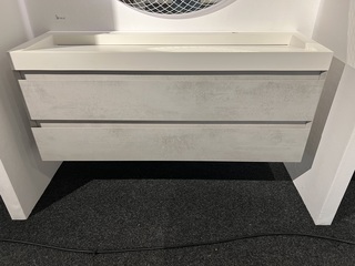 Badkamermeubel Thebalux, Beat, beton zilver