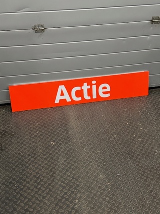 Ca. 120x Actie bord, oranje