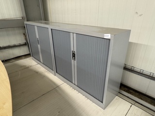 2x roldeurkast grijs