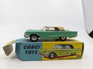 4x Miniatuur Tekno, Dinky Toys, corgi Toys