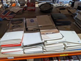 Diverse naslagwerken, documentatie vnl. Opel en Irmscher