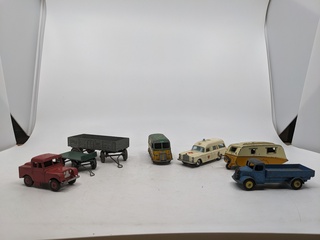 6x Miniatuur diverse modellen
