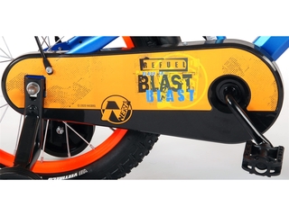 NERF Kinderfiets Jongens 16 inch Satijn Blauw Met bidonhouder