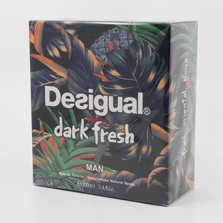 4x Eau de Toilette, 100 ml Desigual, Dark Fresh - Men