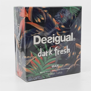 4x Eau de Toilette, 100 ml Desigual, Dark Fresh - Men