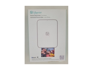 Lifeprint 3x4.5 Draagbare Foto en Video Printer  iOS/Android Wit