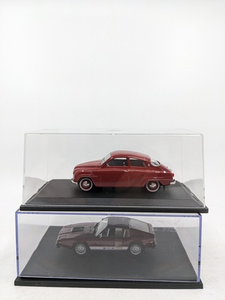 7x Miniatuur Saab, diverse modellen