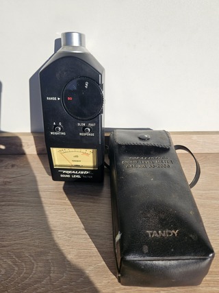 Realistic, Sound level meter, Zwart