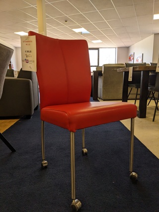 Eetkamerstoel XL Company, Rose, Red
