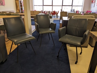 6x Eetkamerstoel HE Design, Blauw