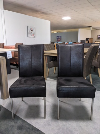 4x Eetkamerstoel Haveco, Zwart