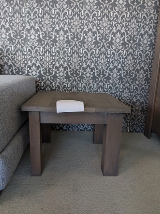 Hoektafel Licht bruin