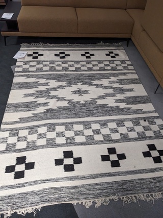 Vloerkleed Zwart en wit