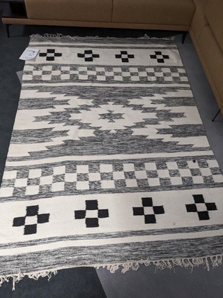 Vloerkleed Zwart en wit