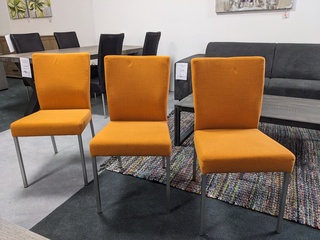 6x  Eetkamerstoel XL company, Oranje