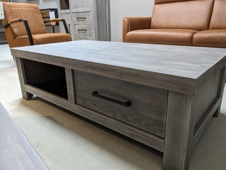 Salontafel Spar Meble, Carrera, Pole Pine (grijs)