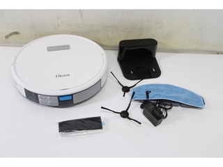 Tikom G8000 Pro Robotstofzuiger en Dweilcombo 4500Pa Zelfopladend Wit