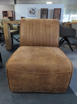 Tussenelement bank Maxfurn, Puzzle, Cognac