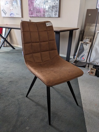 Eetkamerstoel RV Design, Cognac