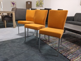 6x  Eetkamerstoel XL company, Oranje