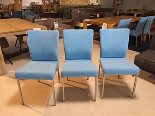 6x  Eetkamerstoel XL Company, Rose, Blauw