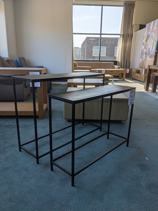 Sidetable Nijwie, LLF.WT.0109 - Wally, Black Antique