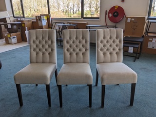 6x  Eetkamerstoel XL Company, Creme